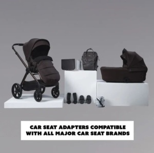Bababing Raffi Travel System | 10 Piece 3-in-1 Pushchair Bundle