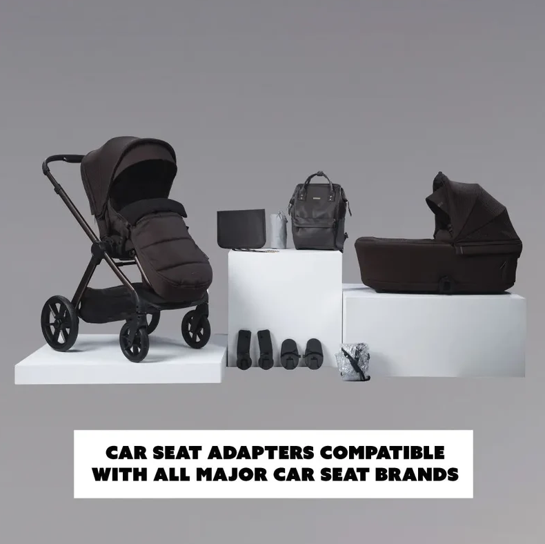 Bababing Raffi Travel System | 10 Piece 3-in-1 Pushchair Bundle