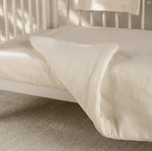 Cot Bed Quilt - Cashmere Waffle
